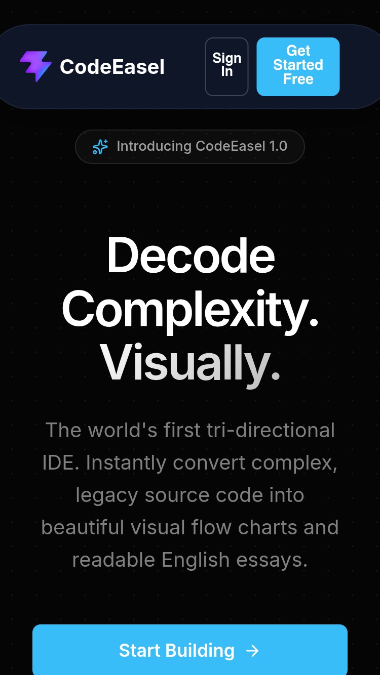 Code Easel mobile