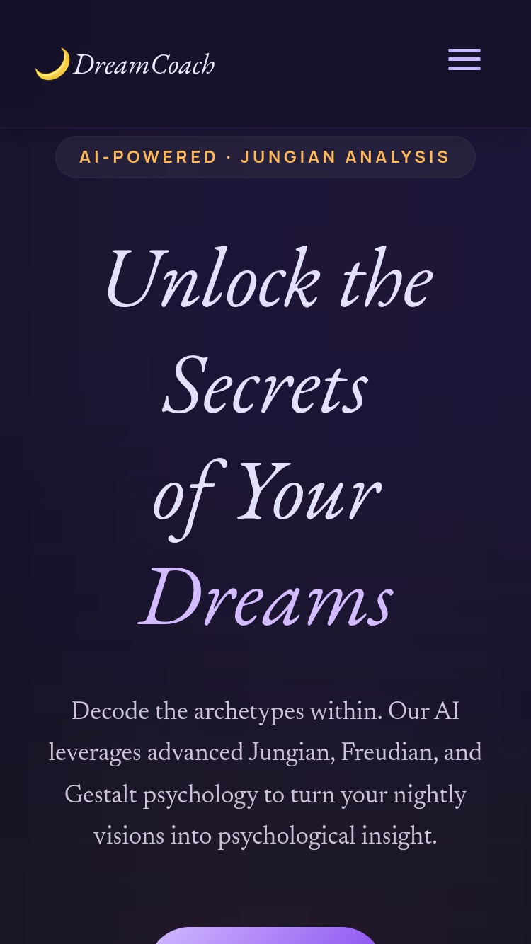 Dream Analytics mobile